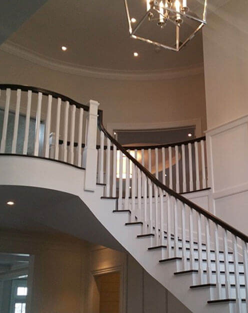 Wood Stair Railing Long Island
